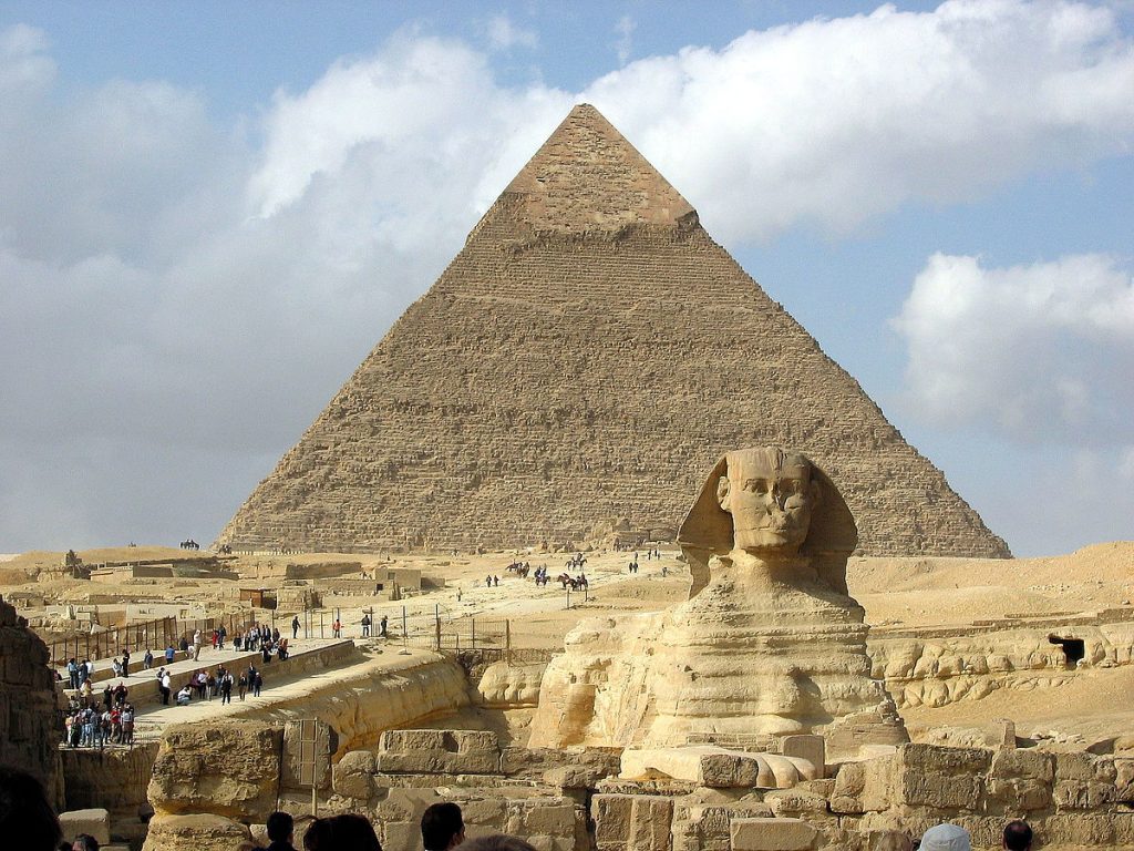 "Egypt.Giza.Sphinx.02" by Hamish2k - Wikipedia