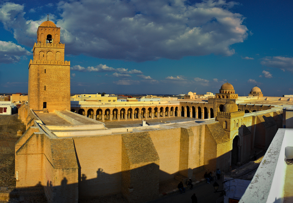 "Kairouan Mosque Stitched Panorama" by MAREK SZAREJKO - Wikipedia